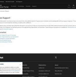 Production Support - Red Hat Customer Portal