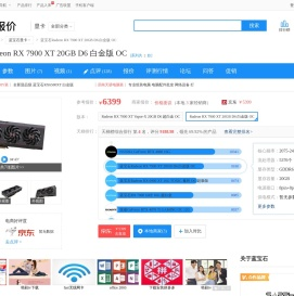 【蓝宝石Radeon RX 7900 XT 20GB D6 白金版 OC】报价_参数_图片_论坛_Sapphire Radeon RX 7900 XT 20GB D6 白金版 OC蓝宝石显卡报价-ZOL中关村在线